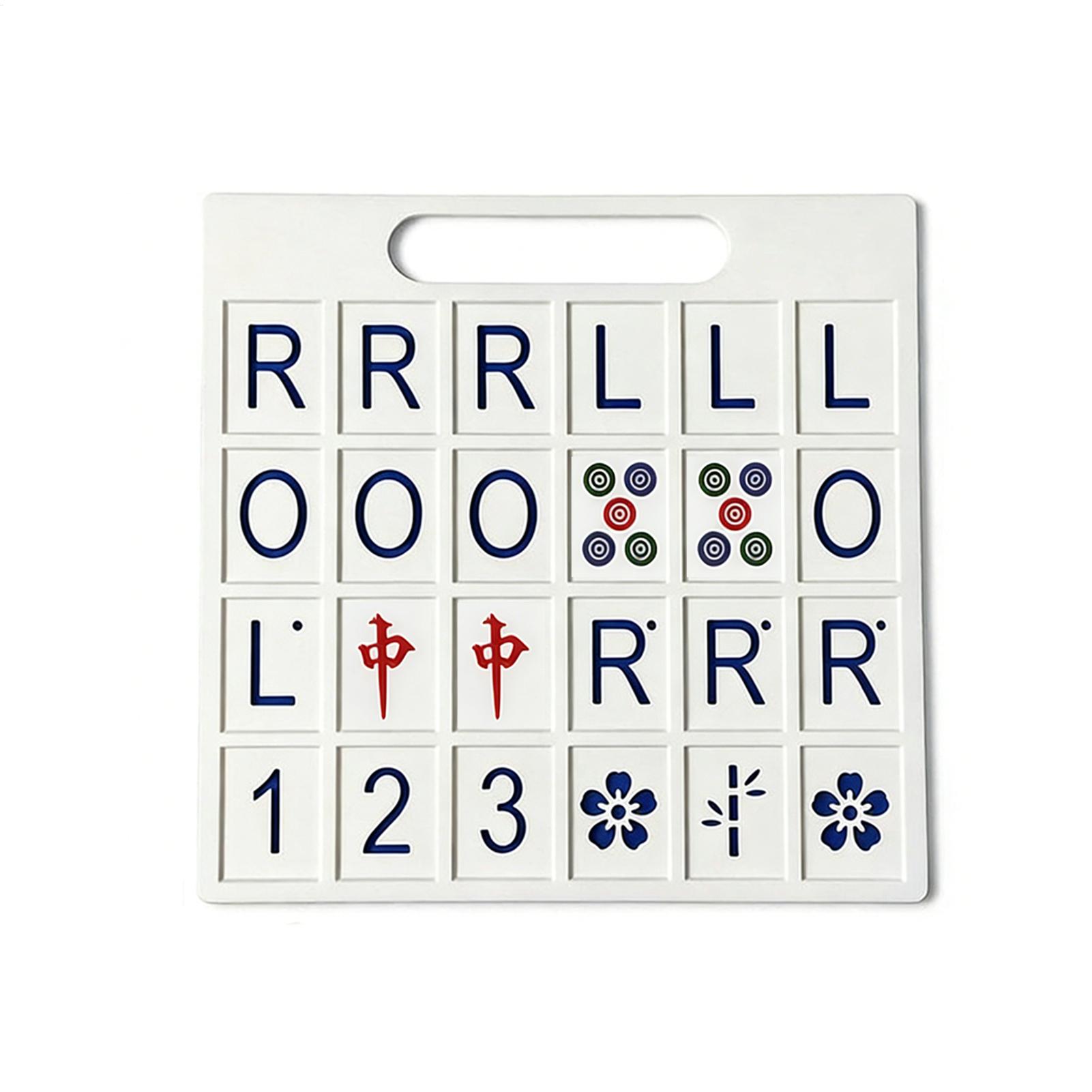 Board Game Live - ソロ麻雀ボード 24 スロット ポータブル戦略ゲーム 麻雀戦略支援具 家庭用