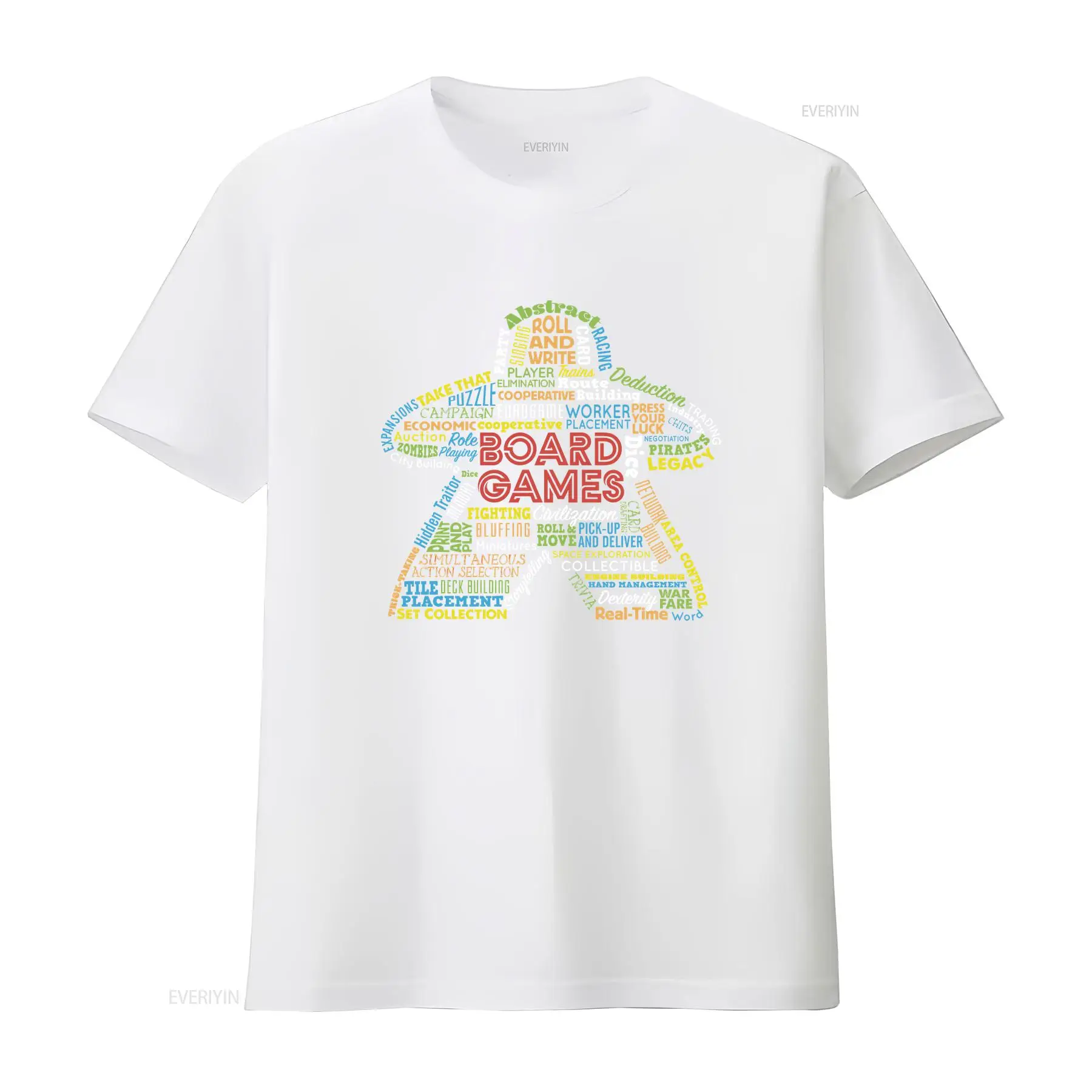 ボードゲームのメカニズム ミープル ゲームの種類 Tシャツ  - Board Game Design のレビューと価格