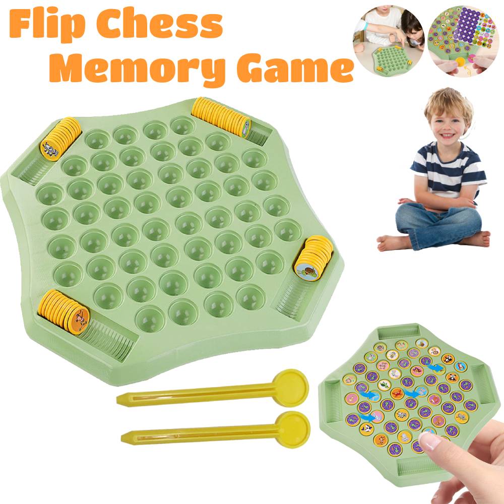 フリップチェス子供記憶トレーニングチェスゲーム家族インタラク - Board Game Flip 7 のレビューと価格