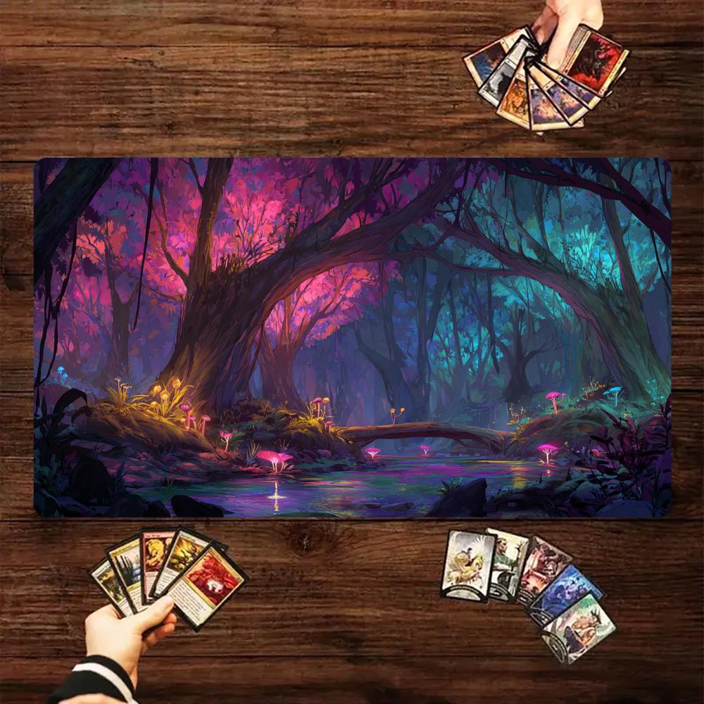 Forest Secret Realm テーマ TCG プレ - Play Mat Neoprene のレビューと価格
