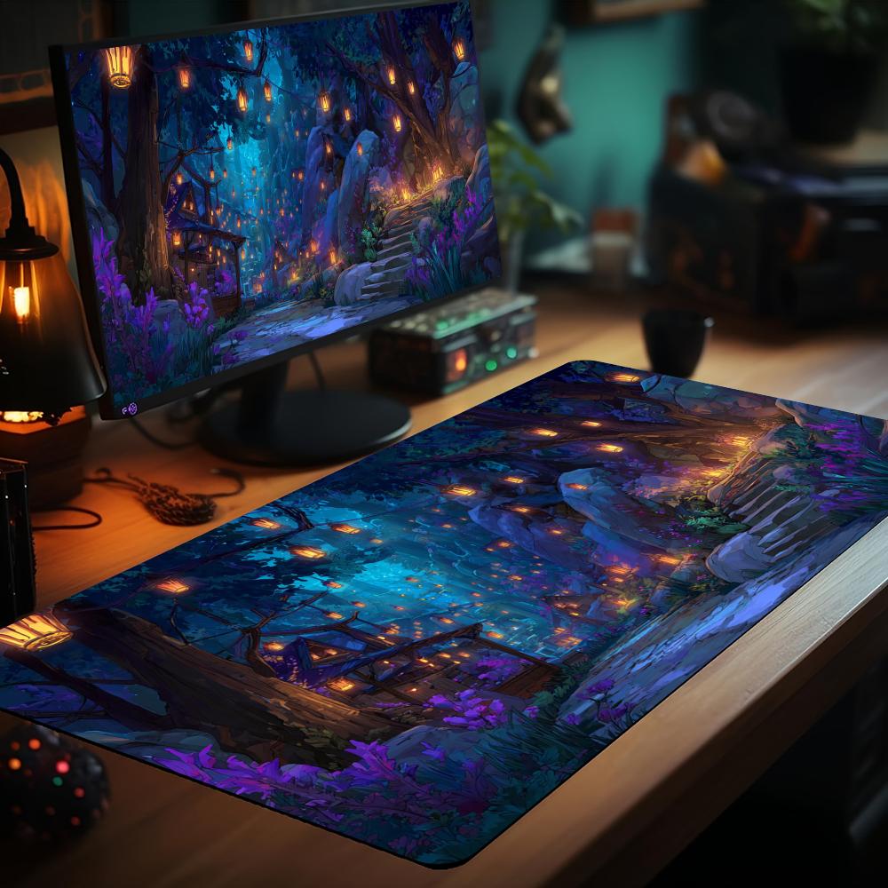 Forest Secret Realm テーマ TCG プレ - Play Mat Neoprene のレビューと価格
