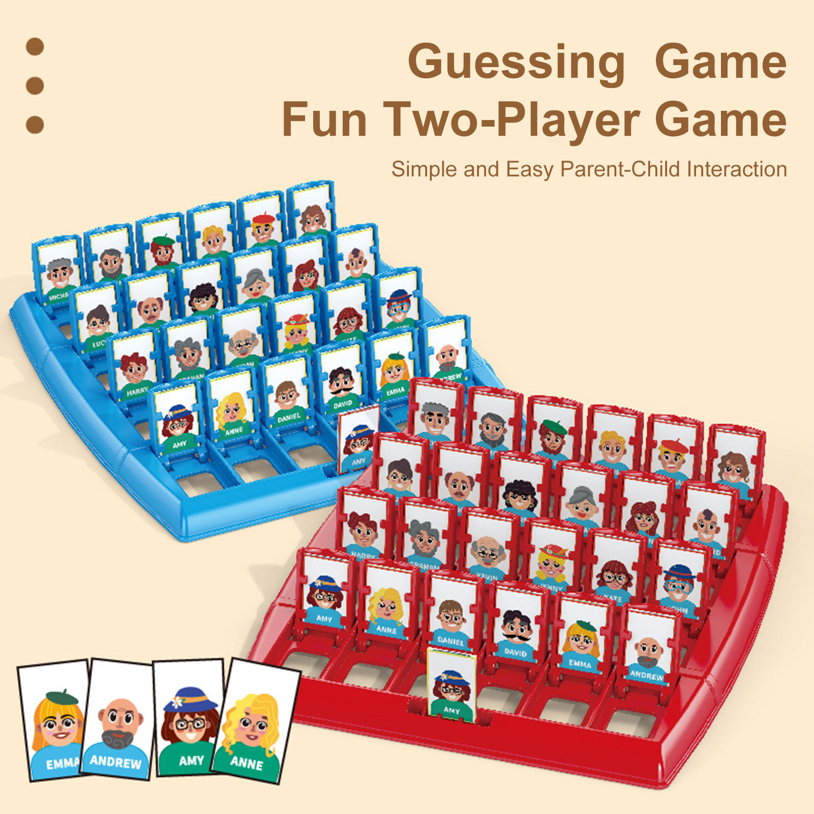 2人用教育玩具 インタラクティブ記憶ロジック玩具 私が誰だか - Board Game Guess Who のレビューと価格