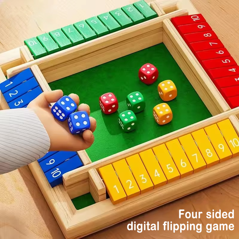 ボックスゲーム 木製サイコロ 四面フリップカード 2～4人用 - Board Game Flip 7 のレビューと価格
