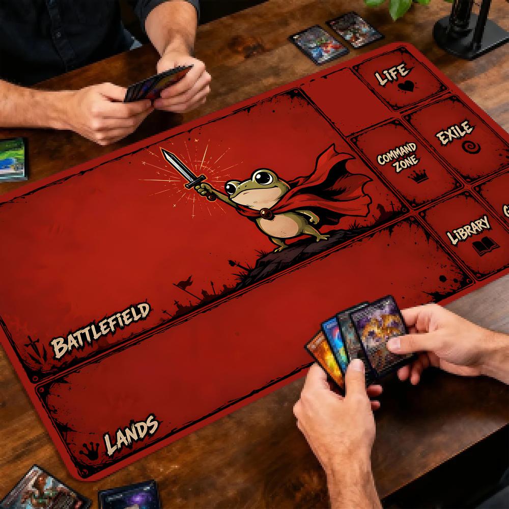 レッドケープソードフロッグ MTG&TCG テーブルトップゲ - Play Mat Neoprene のレビューと価格
