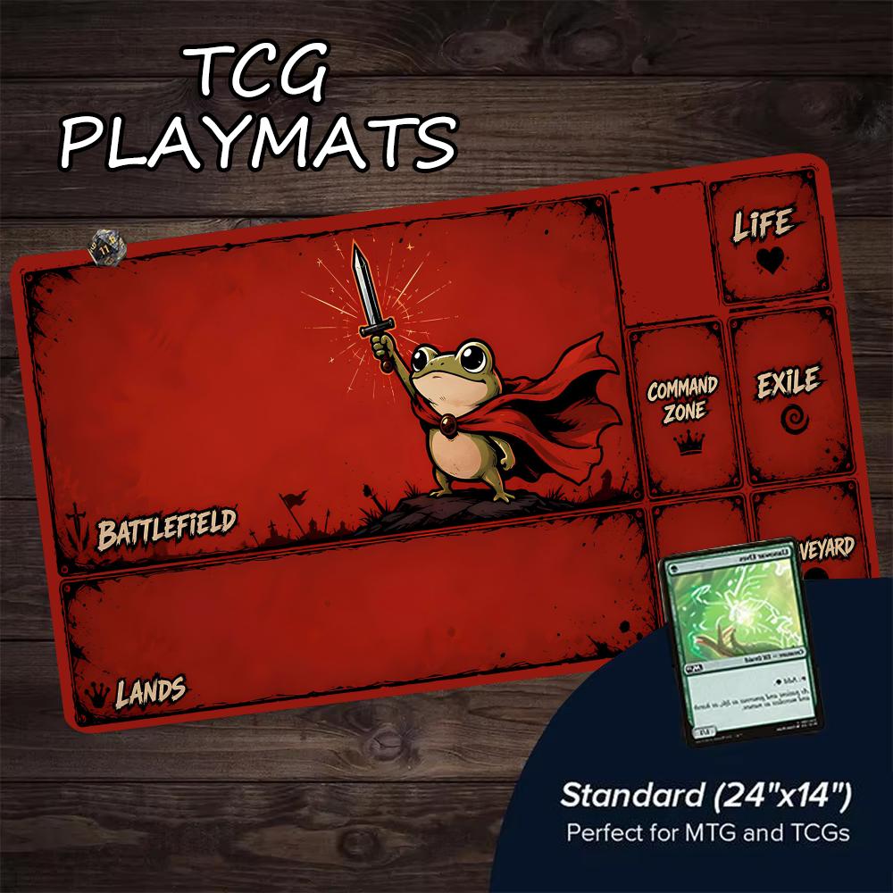 レッドケープソードフロッグ MTG&TCG テーブルトップゲ - Play Mat Neoprene のレビューと価格