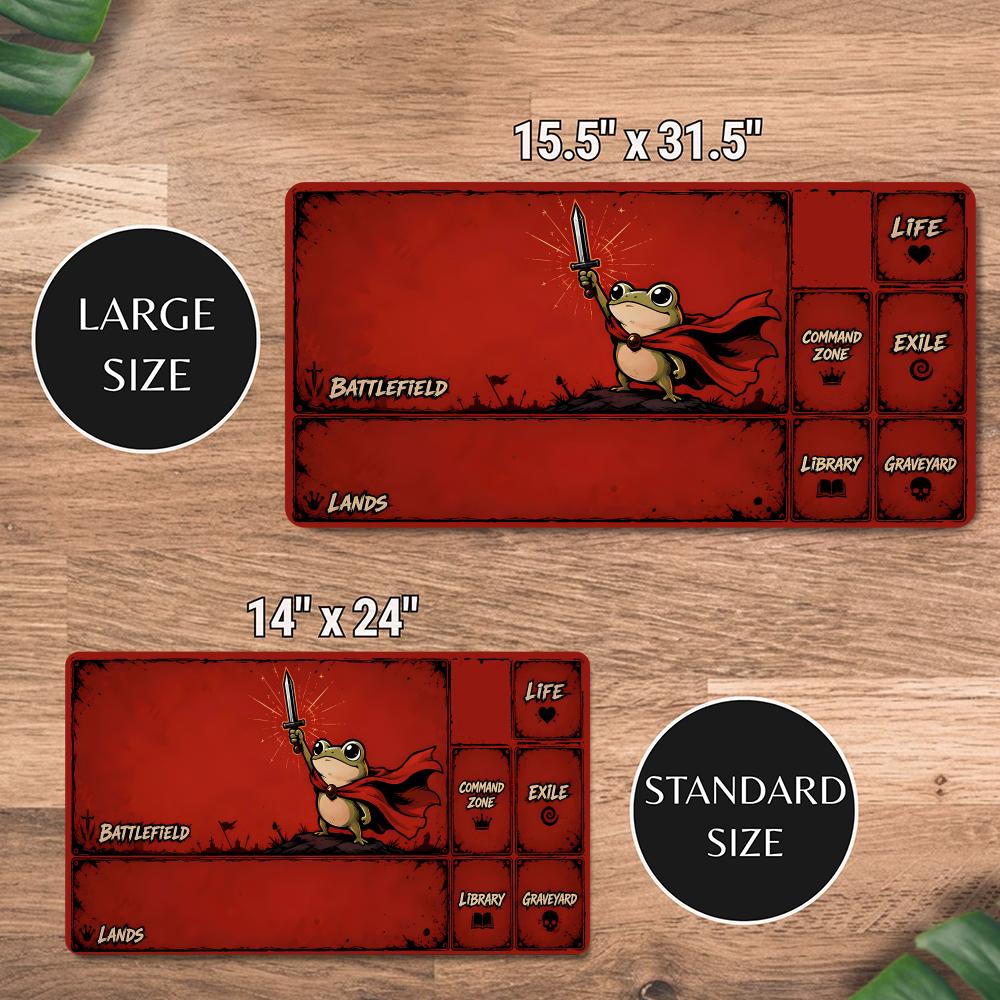 レッドケープソードフロッグ MTG&TCG テーブルトップゲ - Play Mat Neoprene のレビューと価格