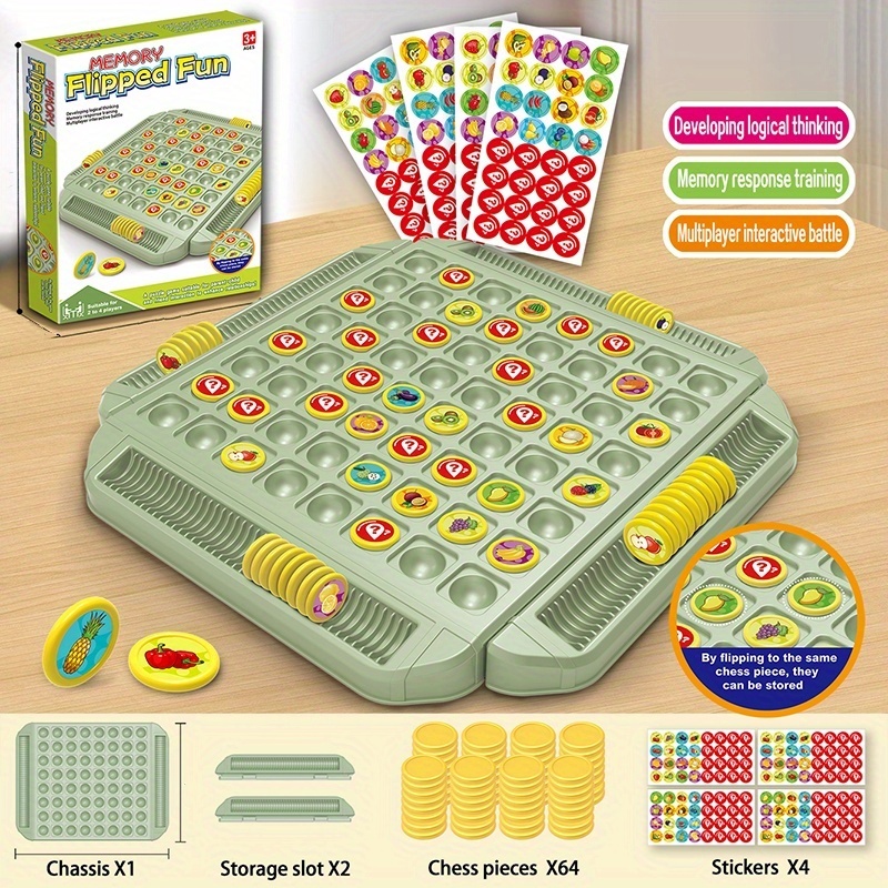 教育用フルーツフリップメモリーボードゲーム、創造的なメモリー - Board Game Flip 7 のレビューと価格