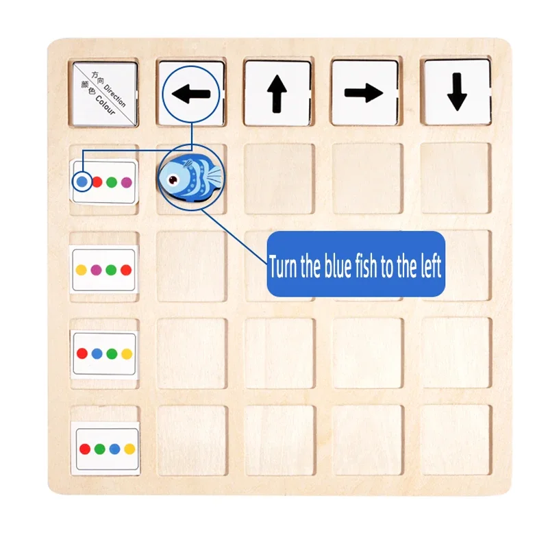 木製モンテッソーリおもちゃ子供の論理的思考トレーニング方向性 - Board Game Nature のレビューと価格