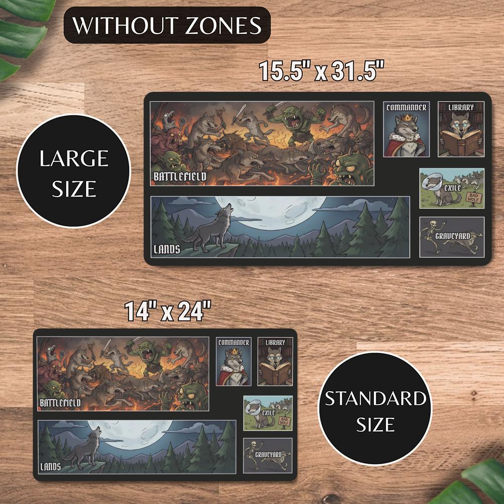 狼男部族 MTG&TCG テーブルトップゲームマット マジッ - Play Mat Neoprene のレビューと価格