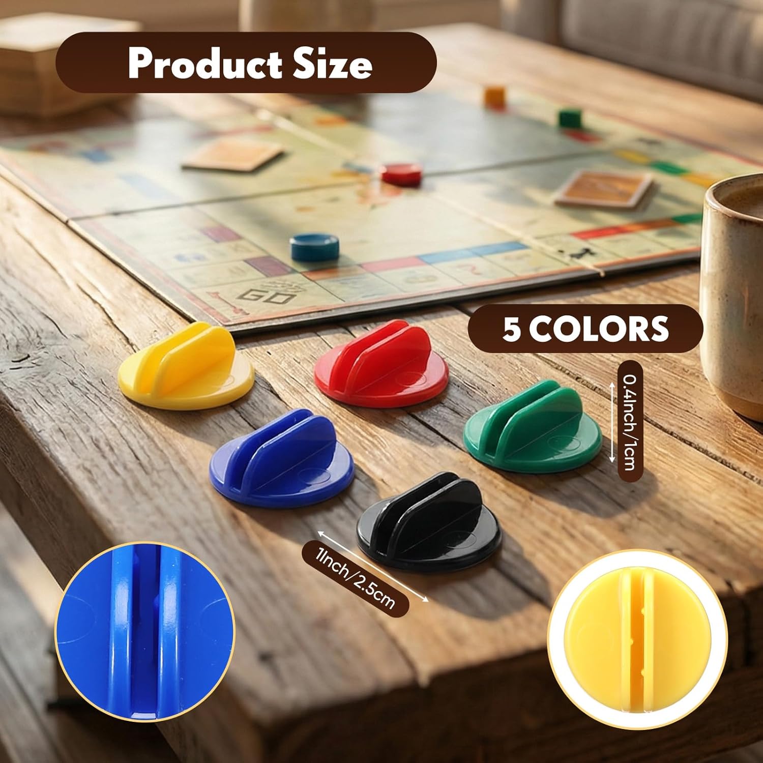 20/50個入り マルチカラー ミニカードスタンド プレイス - Board Game List のレビューと価格