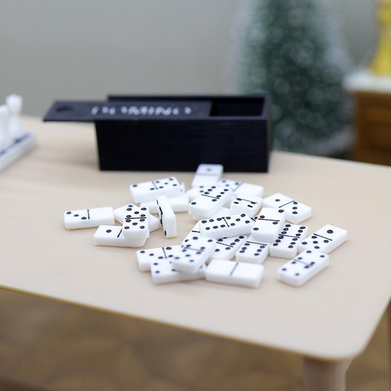 1 セット 1:12 ドールハウスアクセサリーミニチュアドミ - Board Game Design のレビューと価格