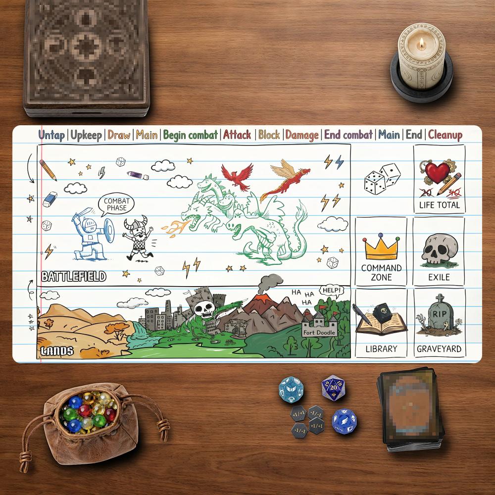 ノートブックに落書きしたり、面白いマジックパーティーゲームマ - Play Mat Neoprene のレビューと価格