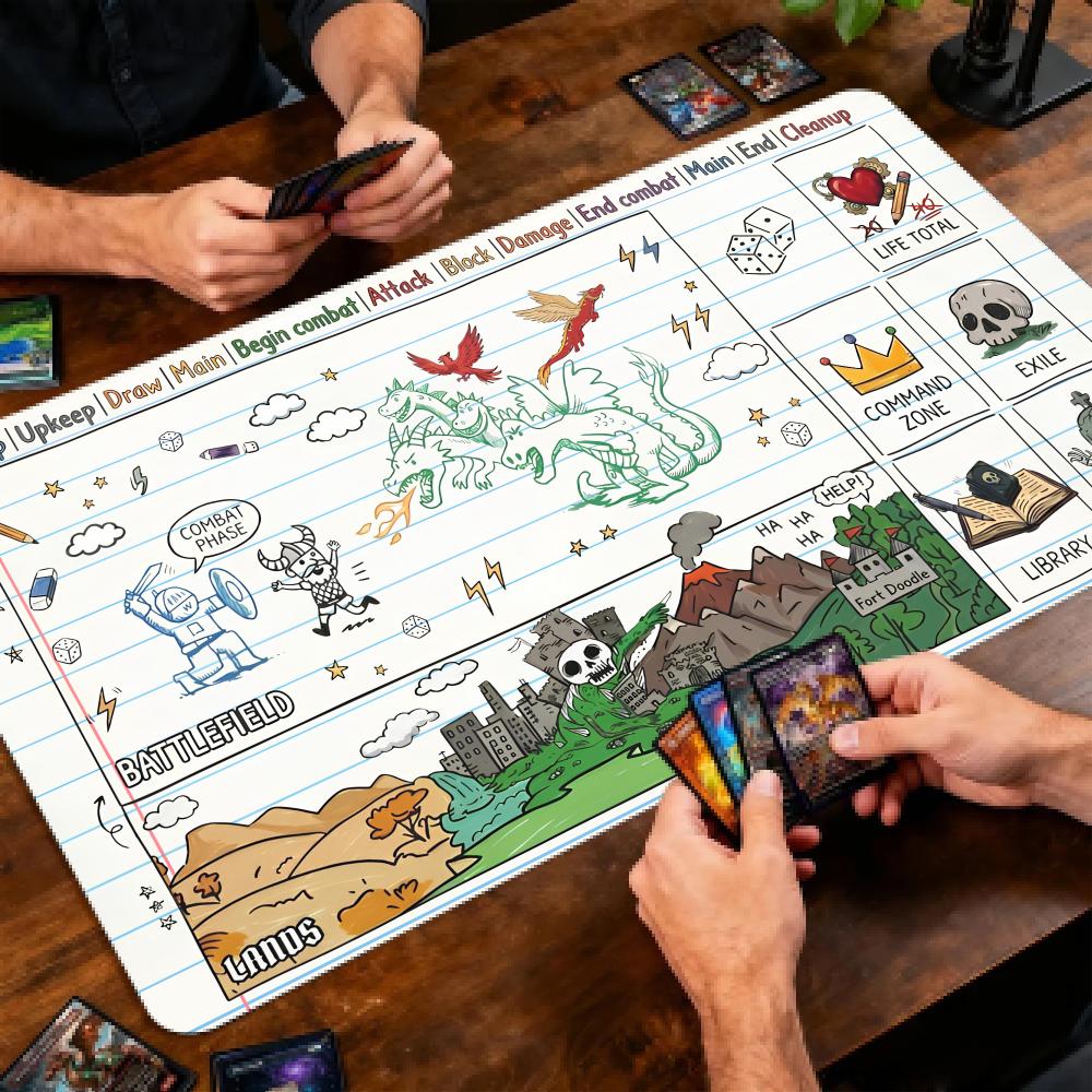 ノートブックに落書きしたり、面白いマジックパーティーゲームマ - Play Mat Neoprene のレビューと価格